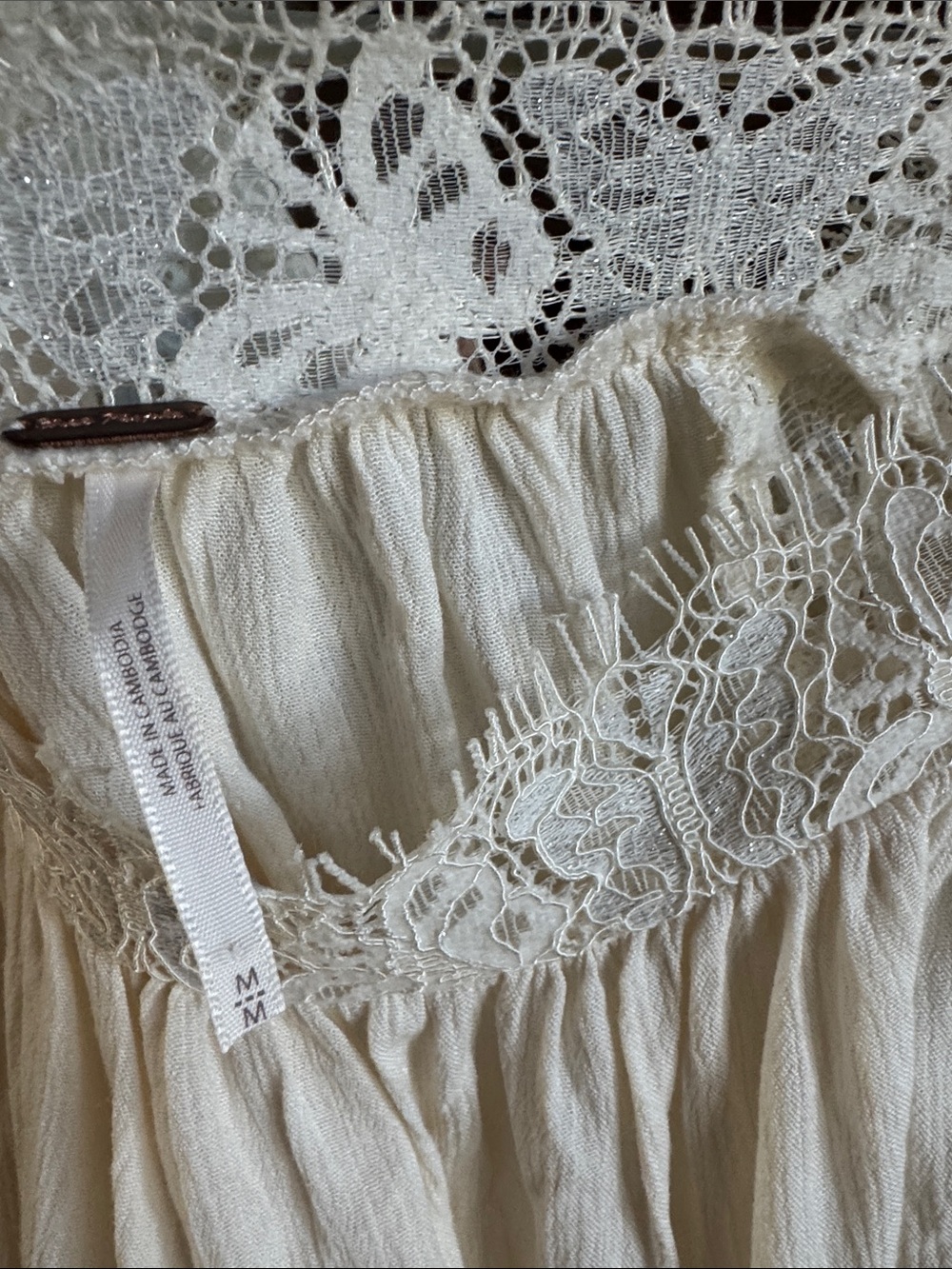 Free people Ivory Bohemian Top - Picture 8 of 14